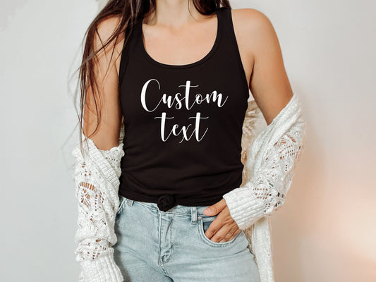 Camiseta sin mangas personalizada