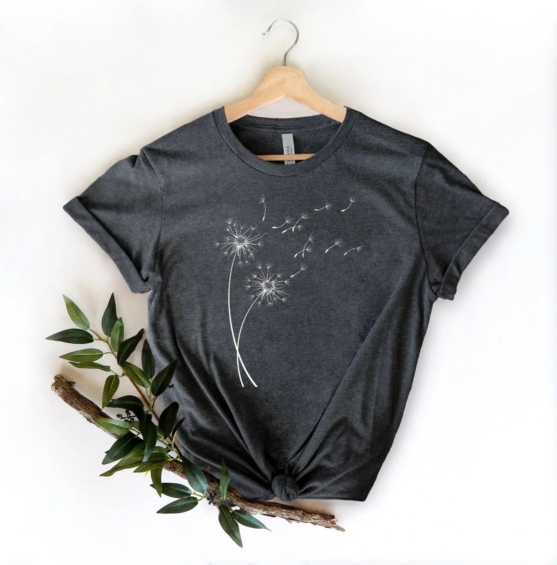 Just Breathe Dandelion Shirt – Yoga & Meditation Gift Tee | Bella+Canvas 3001 - Zazations