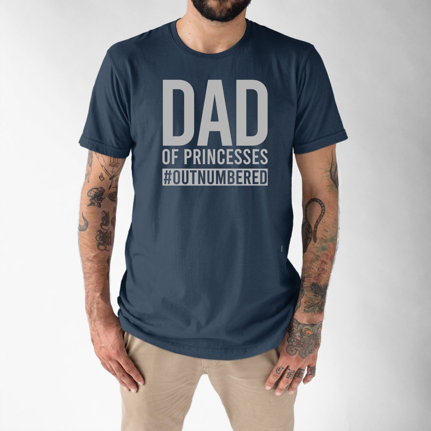 Camiseta de papá de princesas