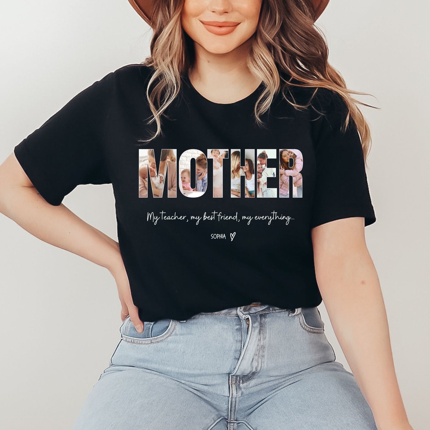 Camiseta personalizada con foto de mamá
