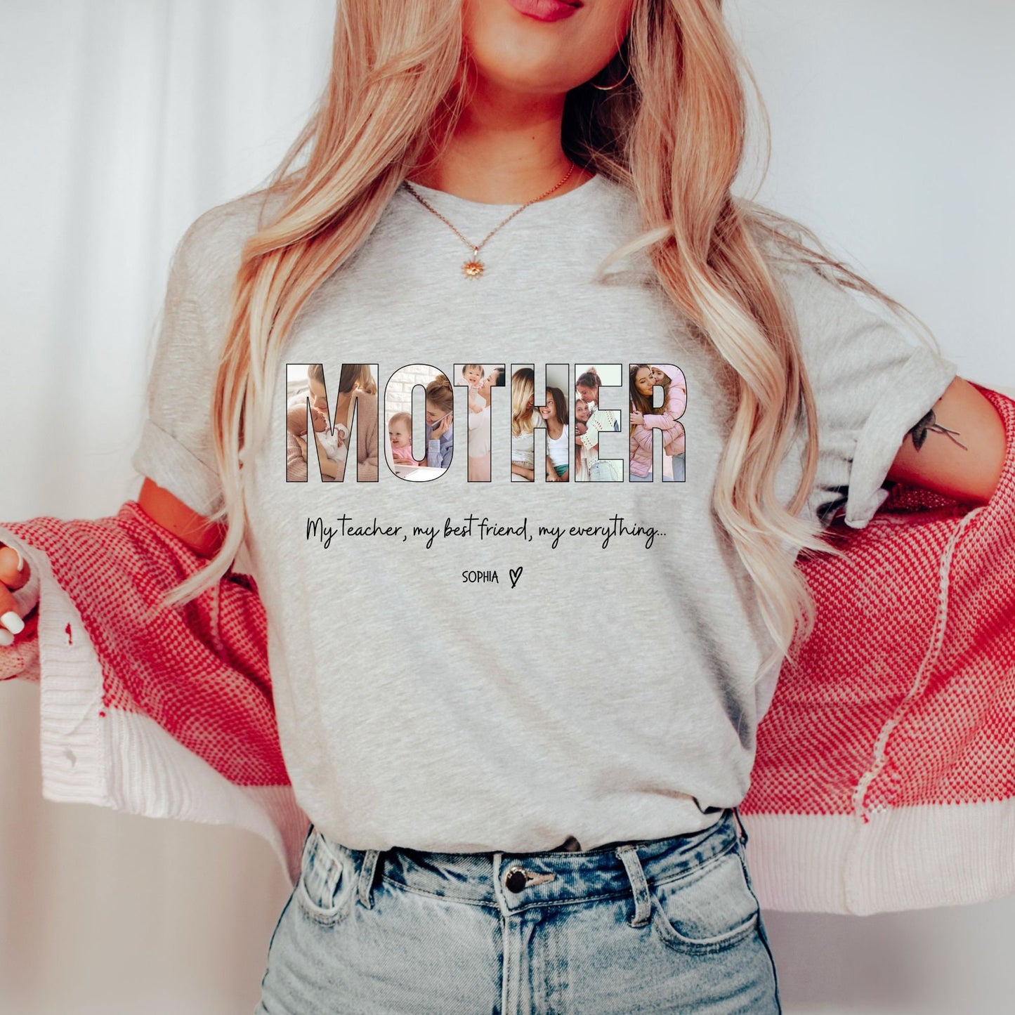 Camiseta personalizada con foto de mamá