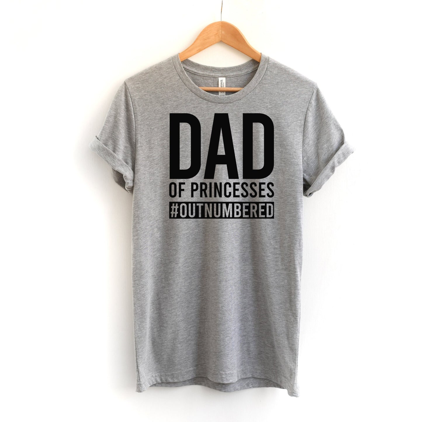 Camiseta de papá de princesas