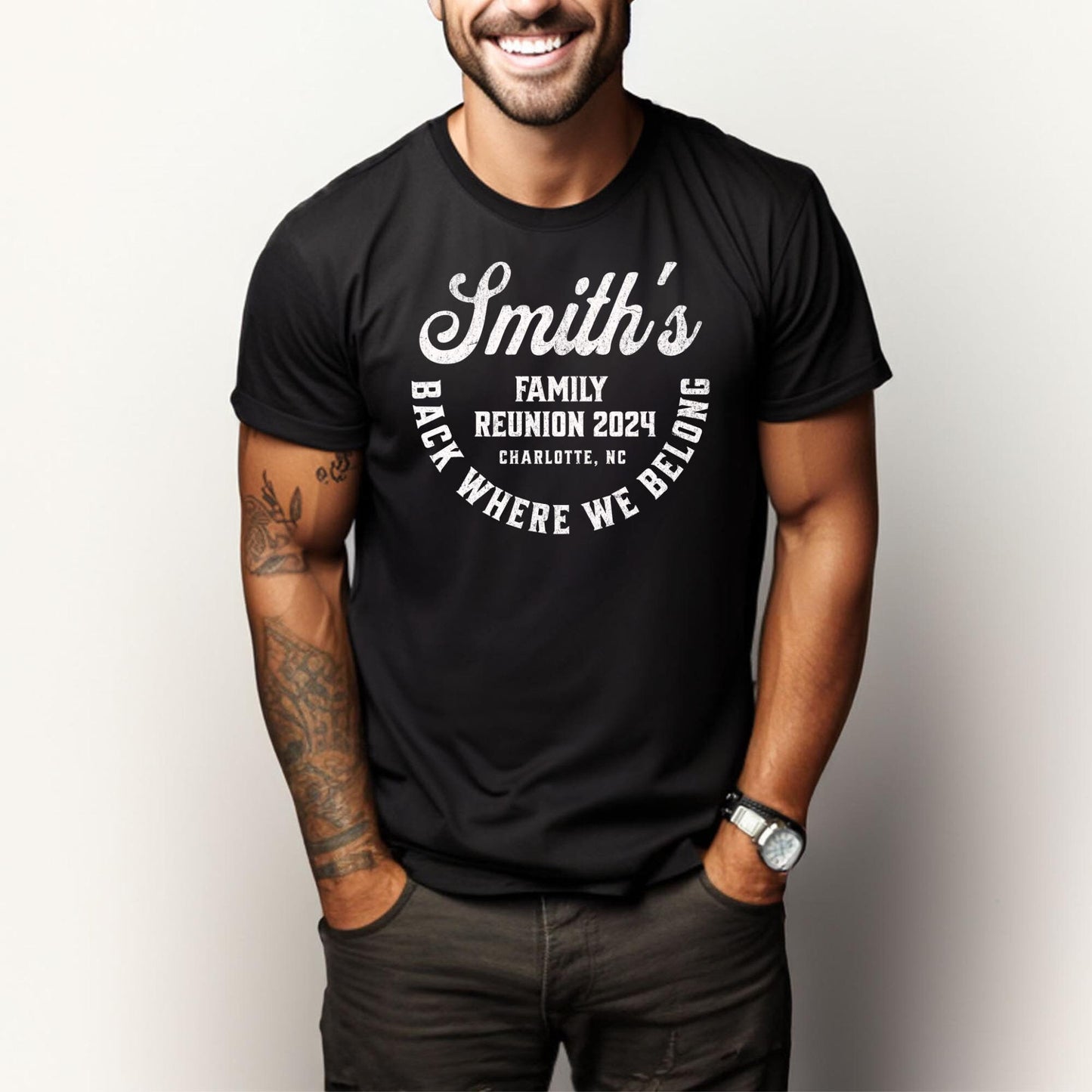 Camisetas personalizadas para reuniones familiares