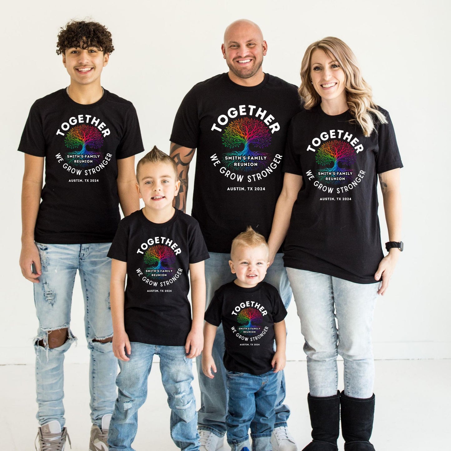 Camisetas personalizadas para reuniones familiares: camisetas personalizadas a juego para reuniones